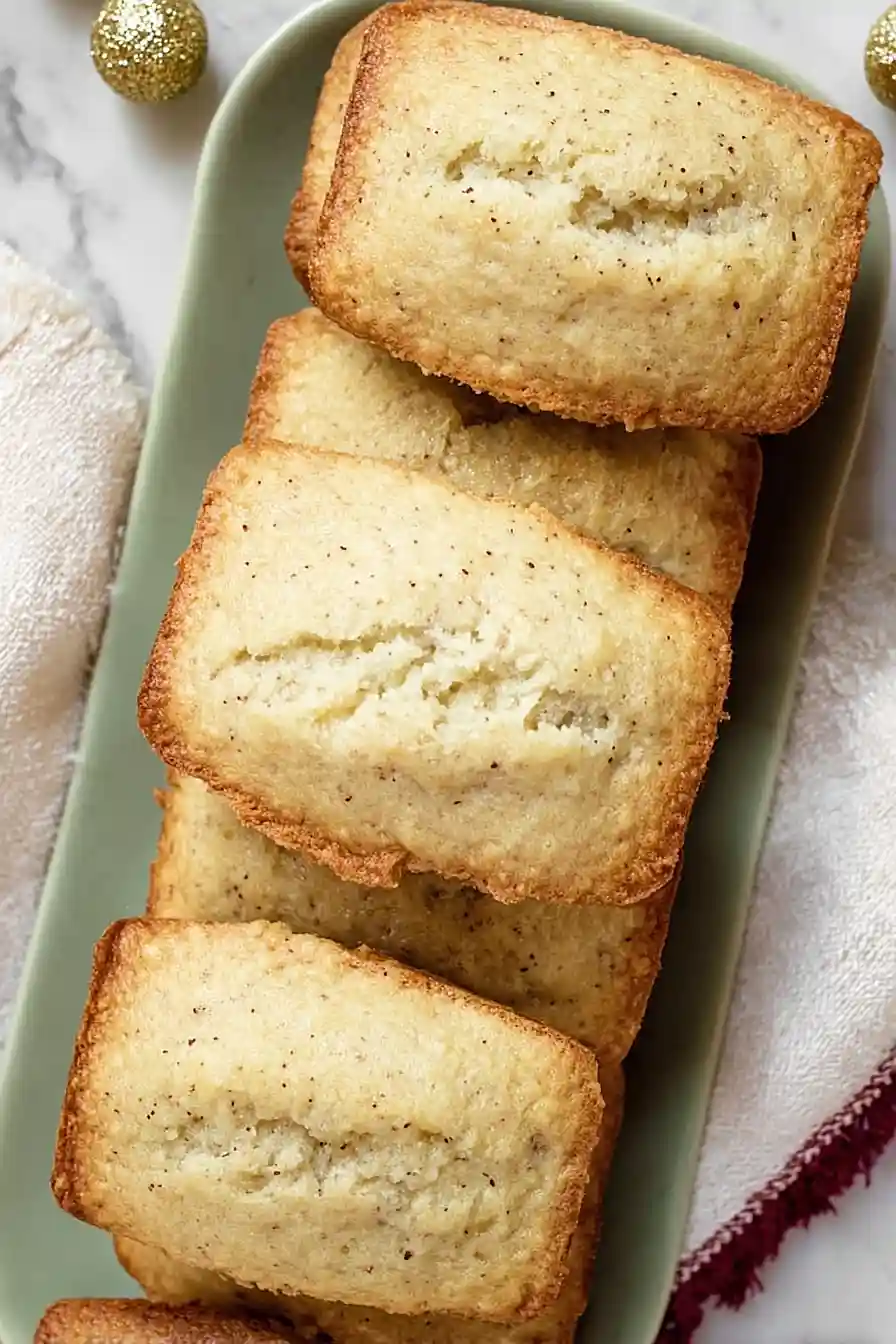 Mini Eggnog Bread Loaves