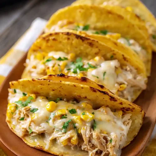 white chicken chili tacos