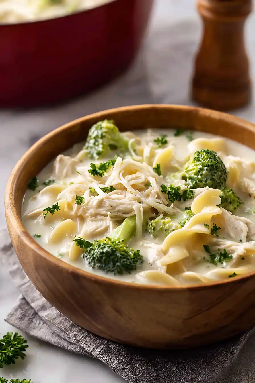 chicken alfredo soup