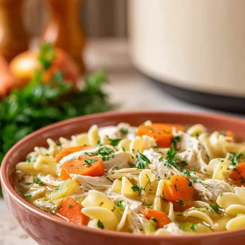 crockpot chicken noodle soup