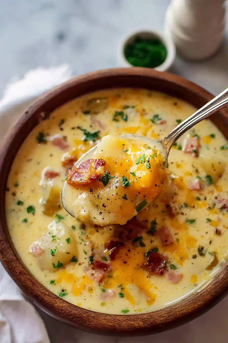 ham and bacon potato soup