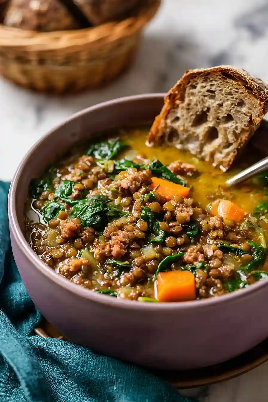 lentil and sausage soup