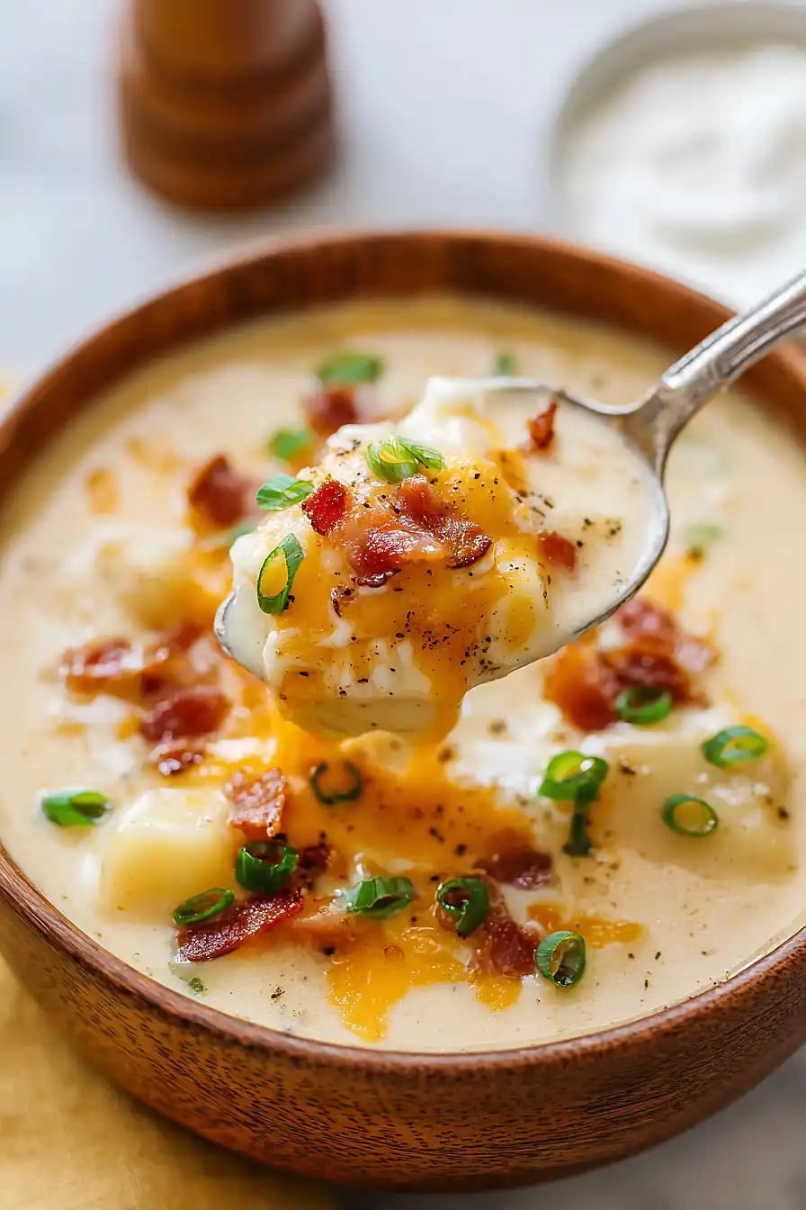 crock pot cheesy potato soup