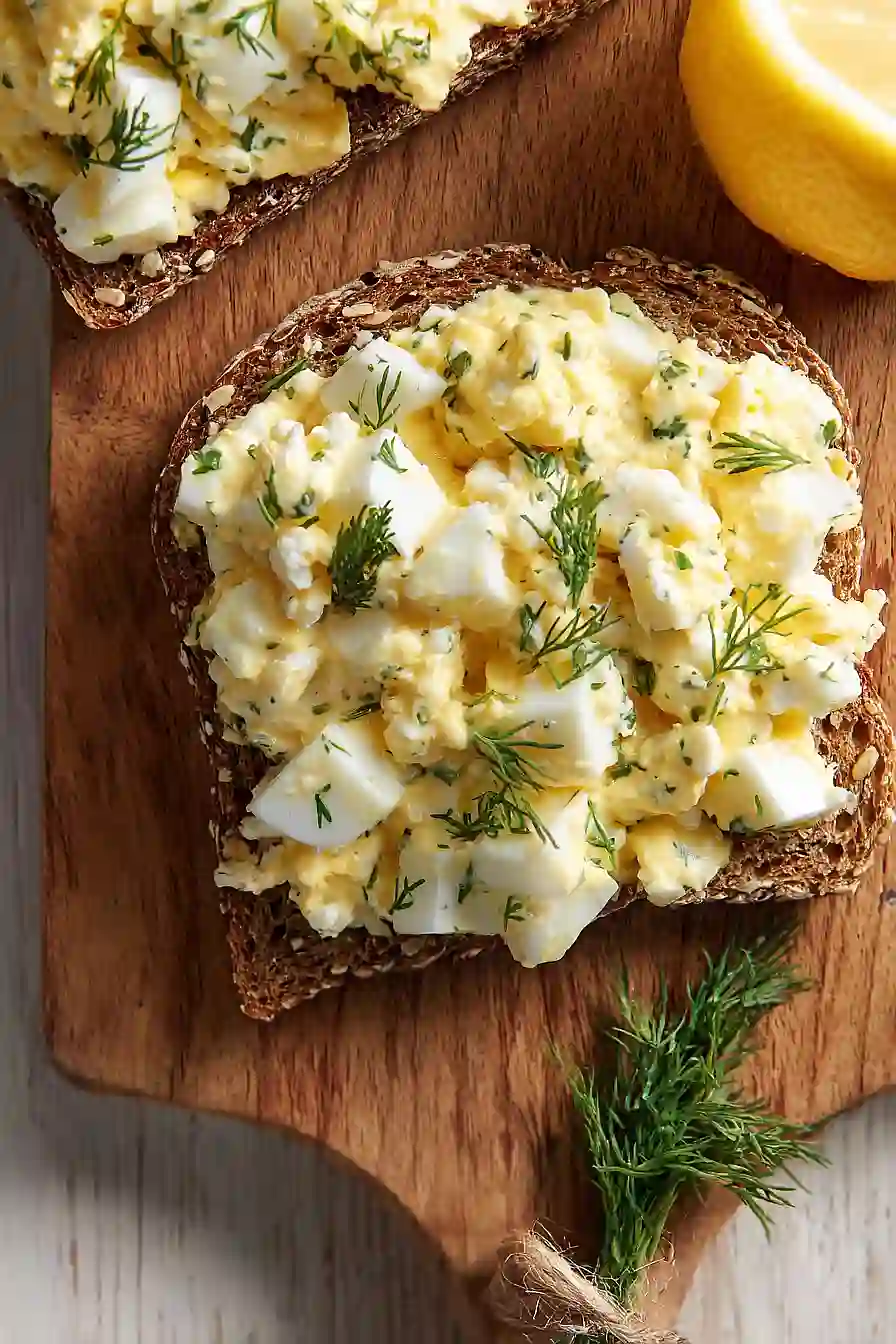 cottage cheese egg salad sandwich