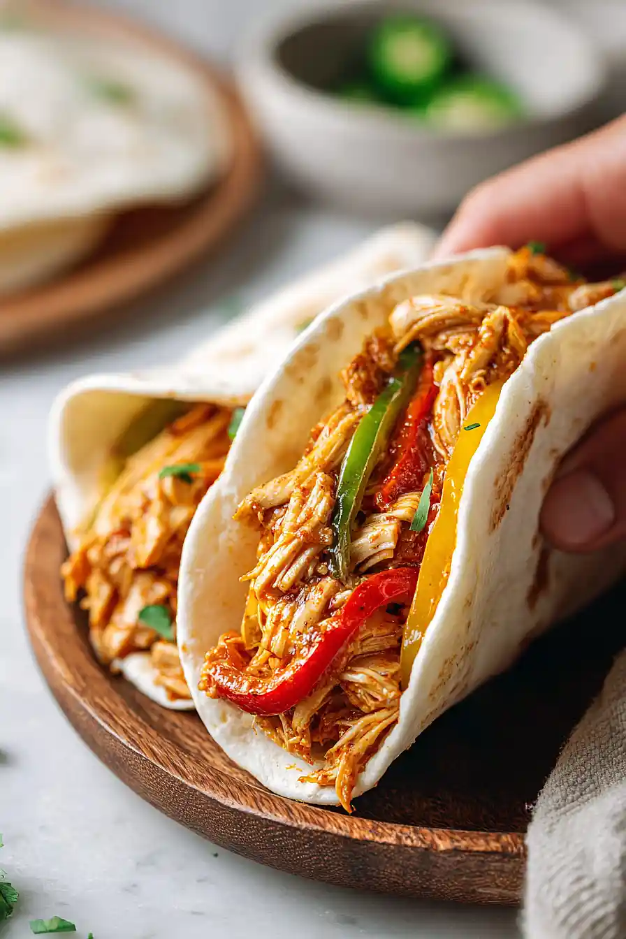 crockpot chicken fajitas