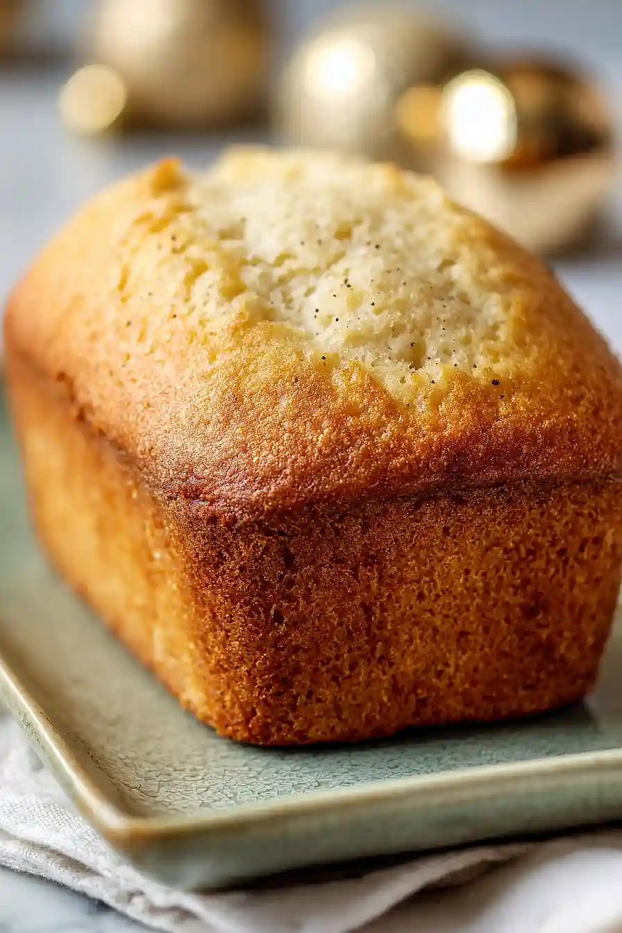 Mini Eggnog Bread Loaves
