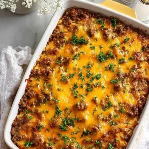 keto ground beef casserole