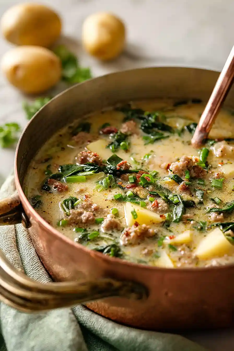 zuppa toscana soup with almond milk