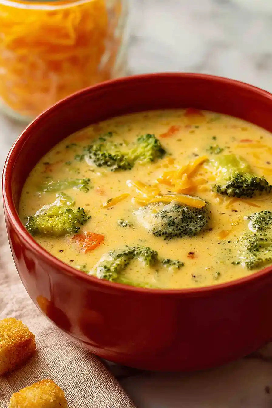 copycat subway broccoli cheddar soup