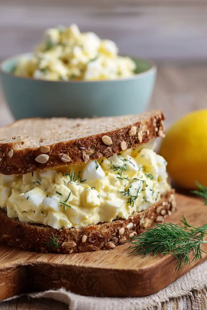 cottage cheese egg salad sandwich
