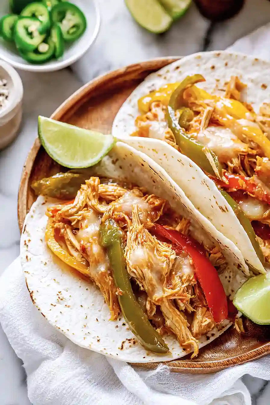 crockpot chicken fajitas