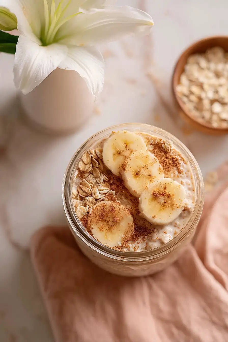 overnight oats with vegan protein powder