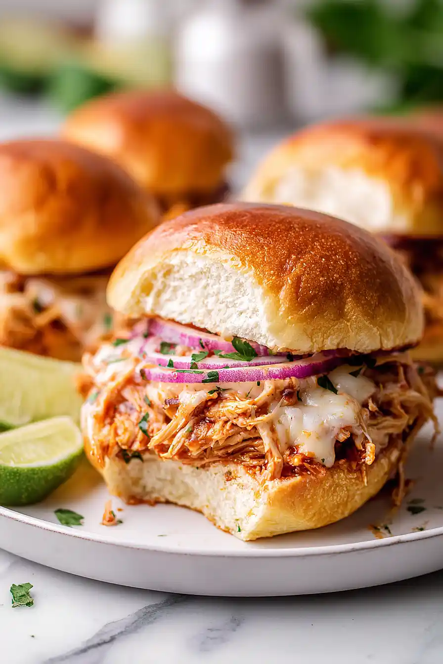 bbq chicken sliders