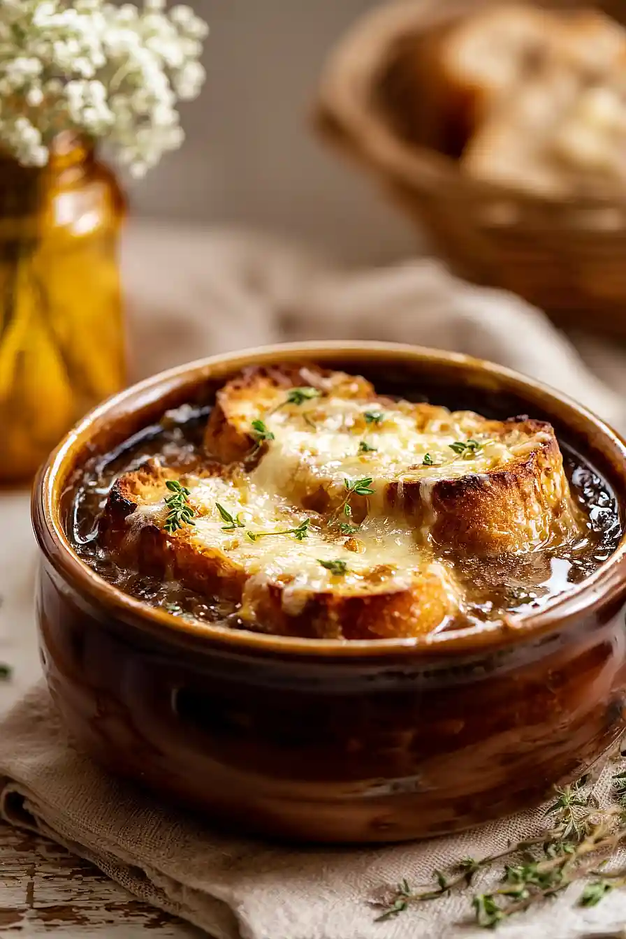 slow cooker french onion soup