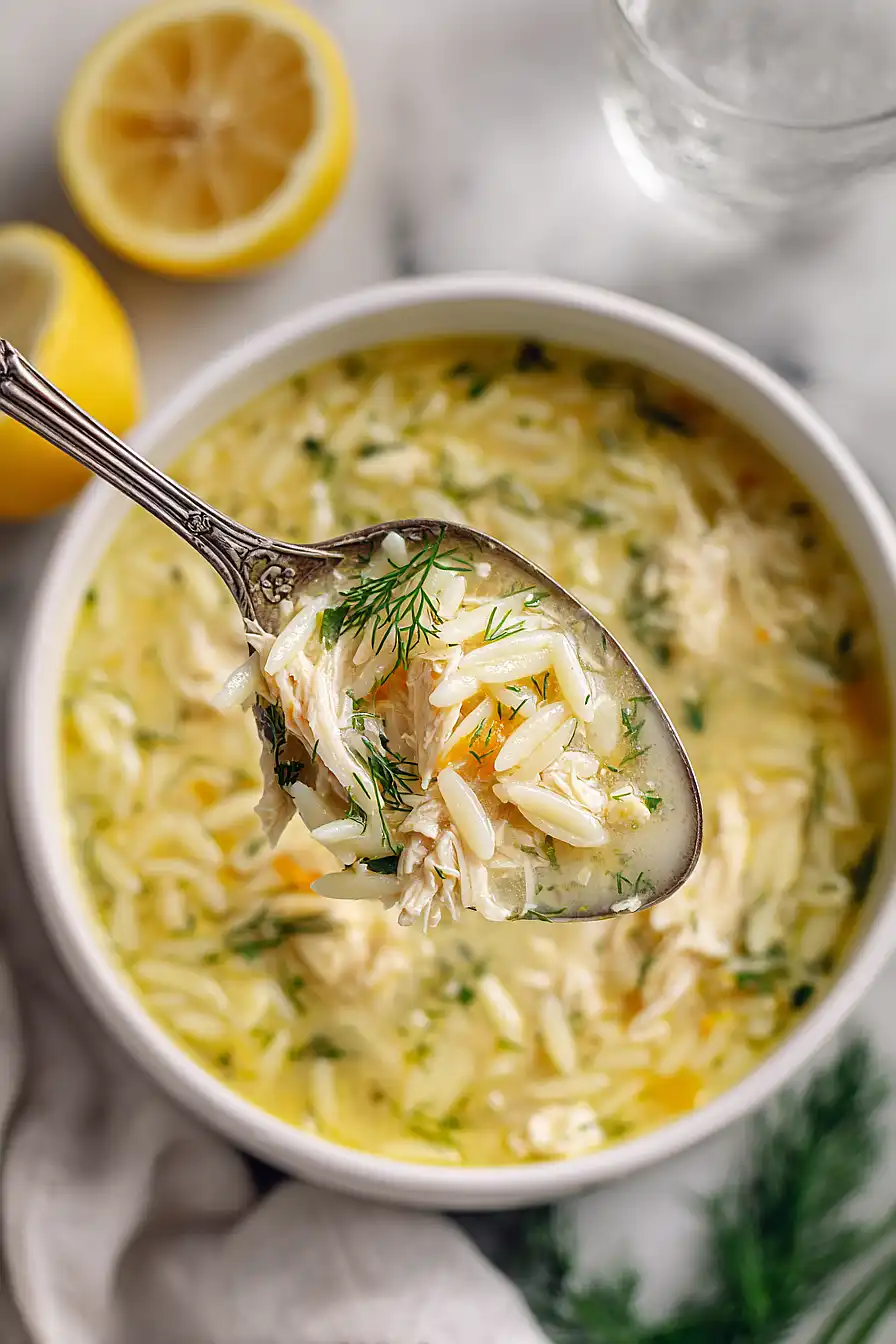Greek Lemon Chicken Soup