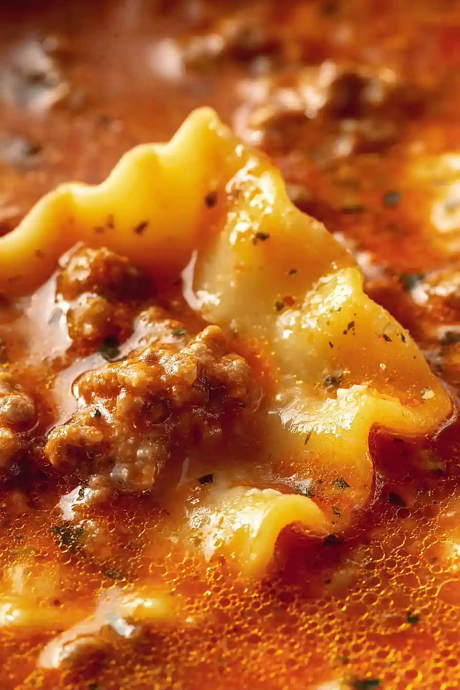 lasagna soup with ground beef