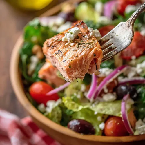 mediterranean salmon salad