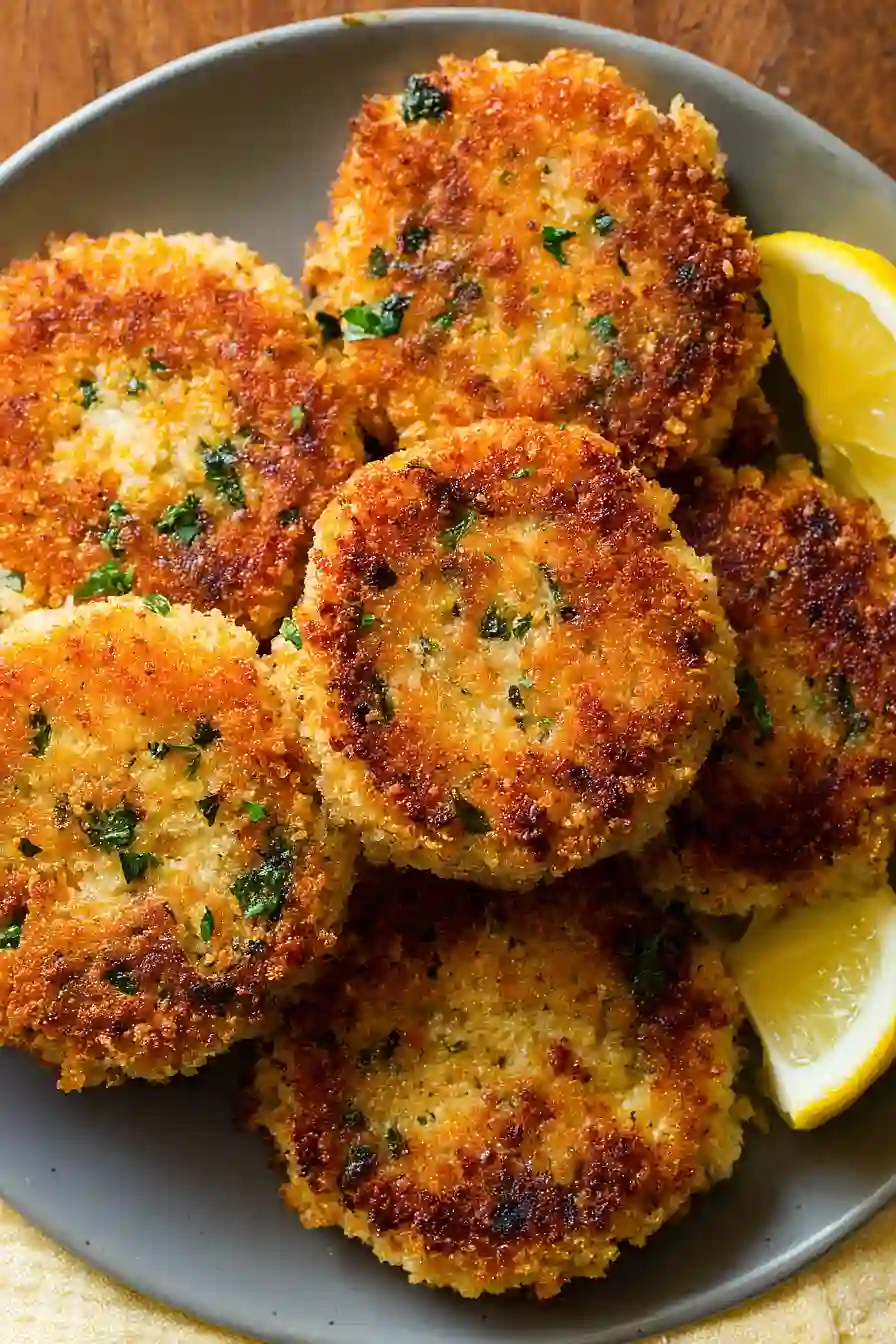 panko crusted salmon patties