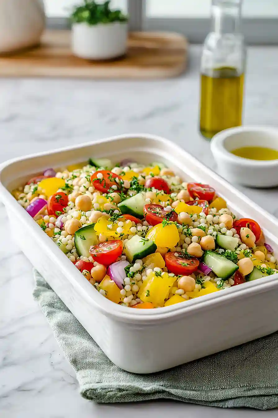 Tagmediterranean Couscous Salad Meal Prep