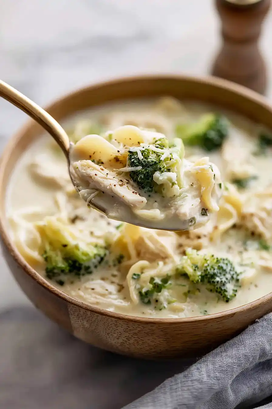 chicken alfredo soup