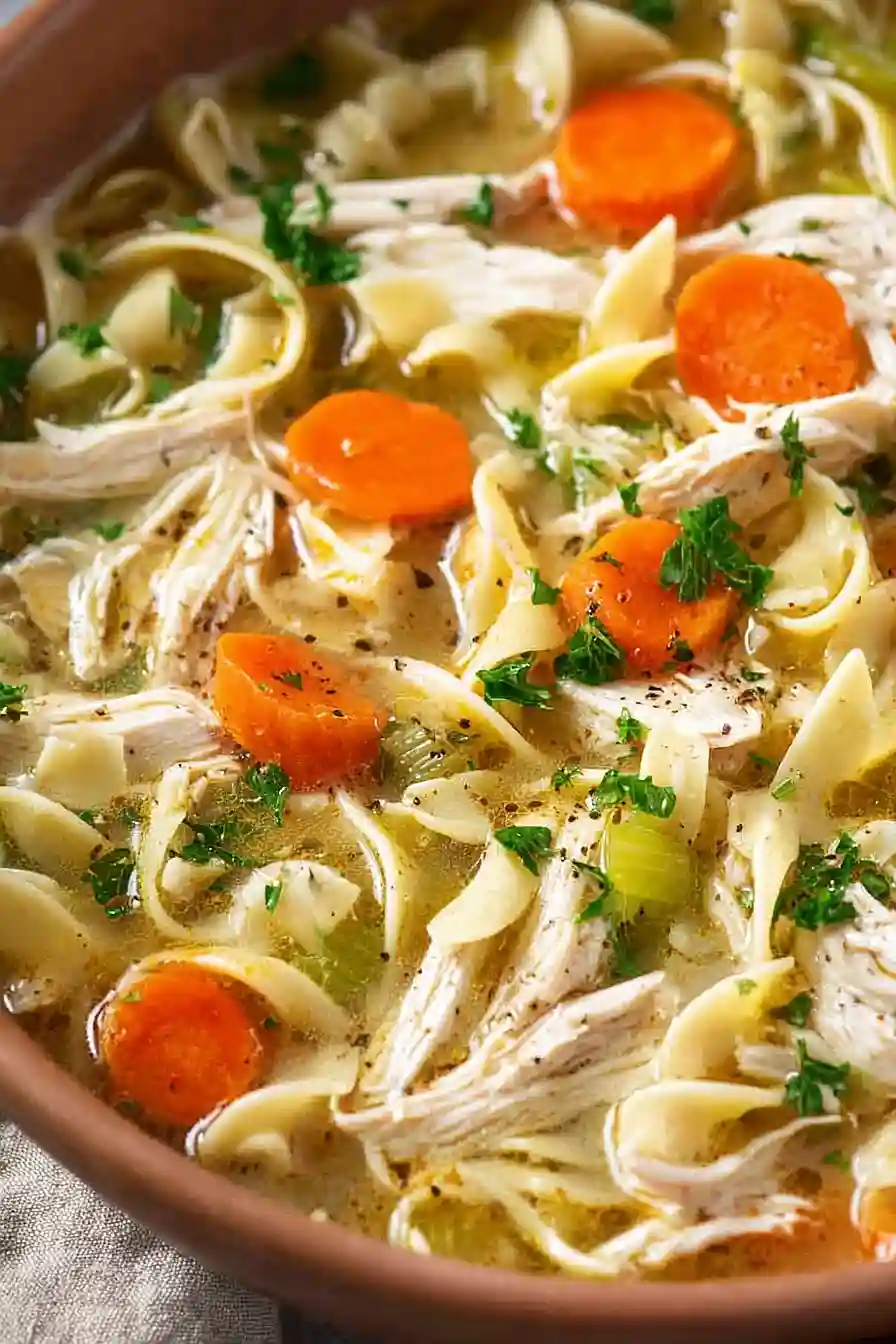 crockpot chicken noodle soup