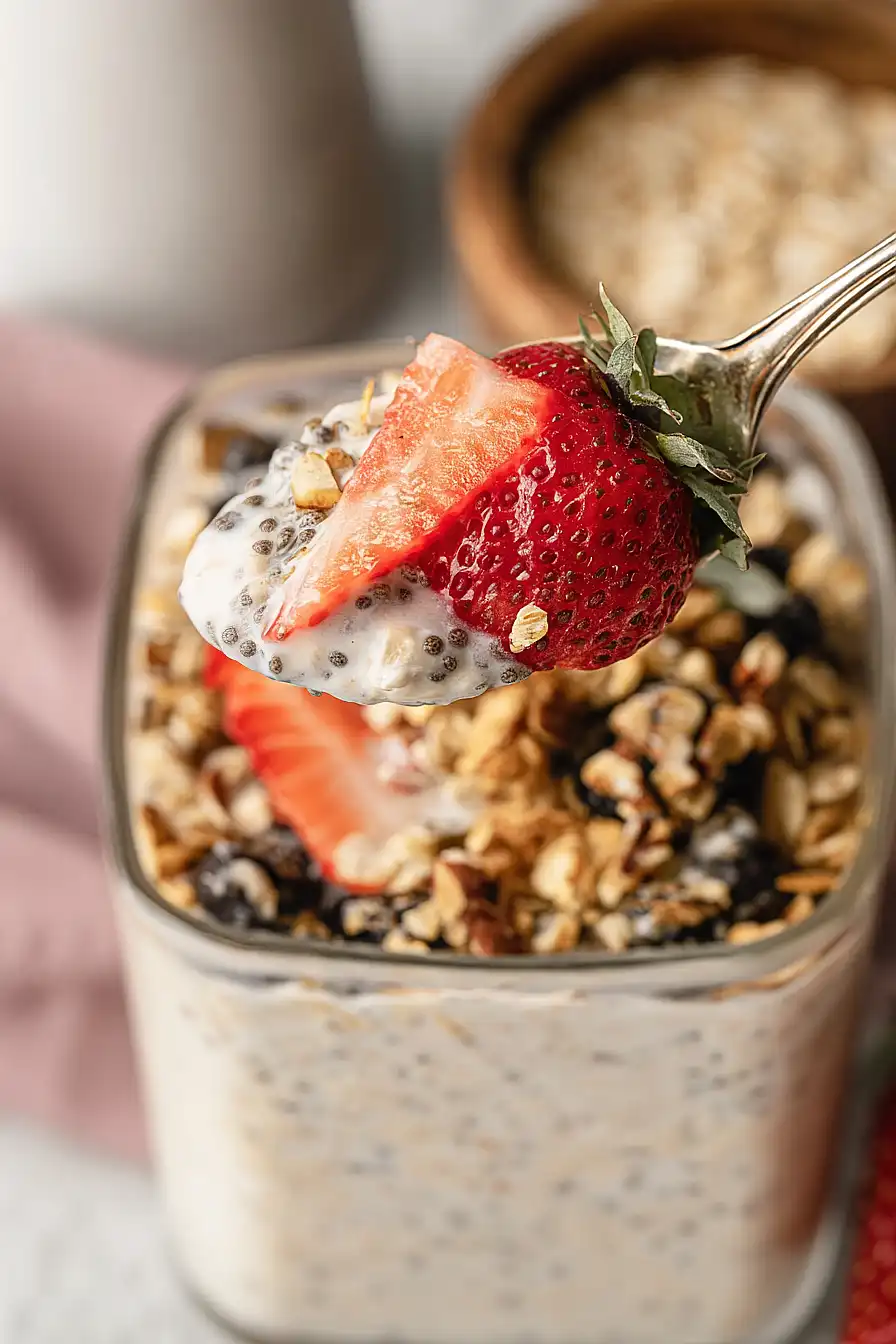 overnight oats with chia seeds without yogurt