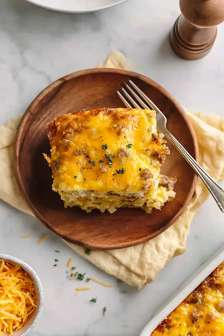 ground turkey breakfast casserole