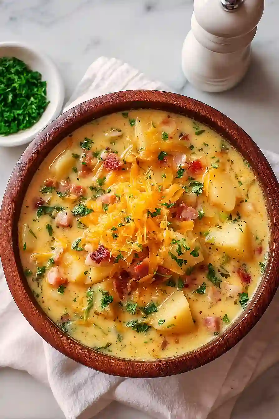 ham and bacon potato soup