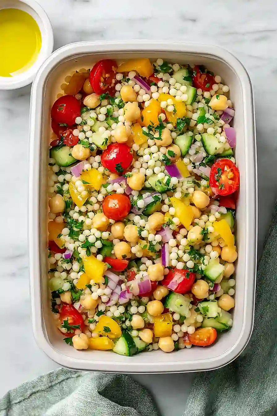 Tagmediterranean Couscous Salad Meal Prep