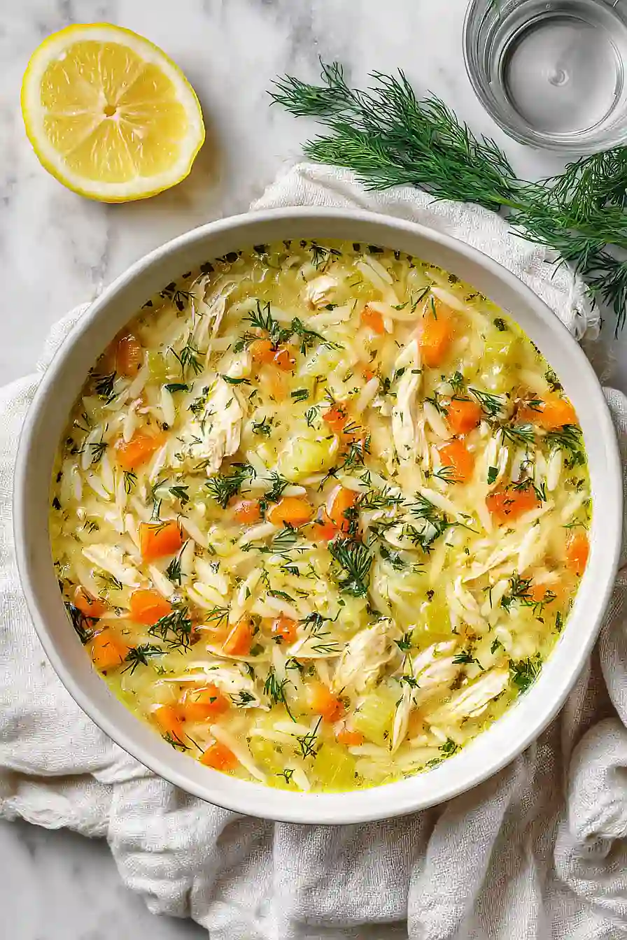 Greek Lemon Chicken Soup