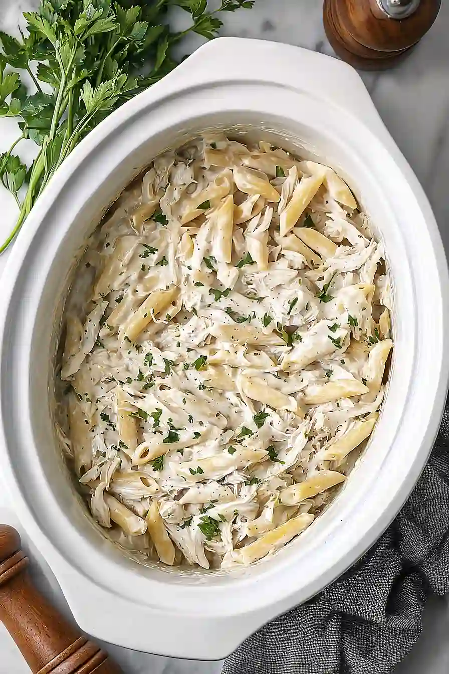 crockpot chicken alfredo