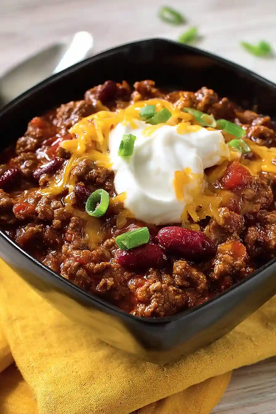 high protein beef chili