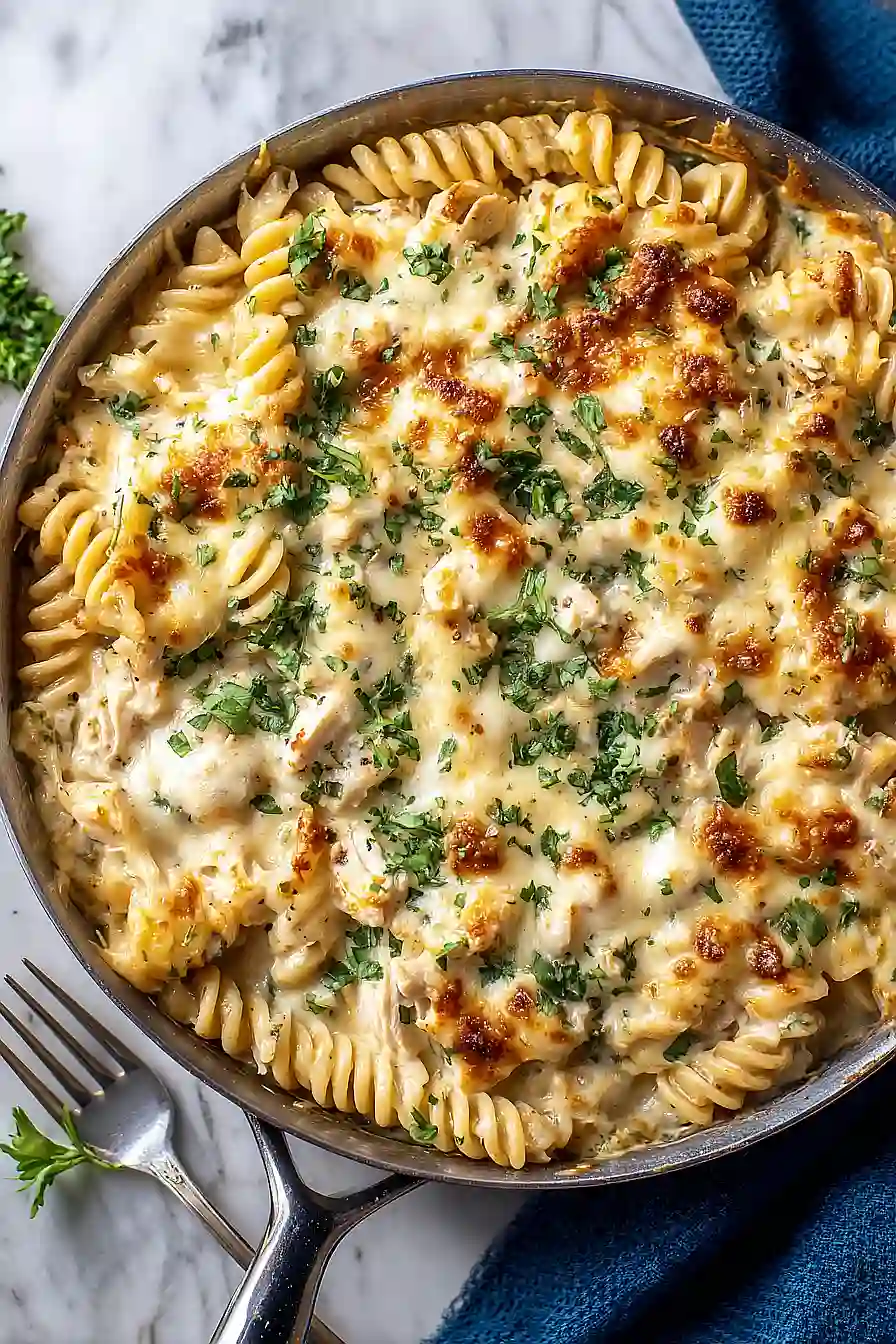 White Chicken Chili Mac and Cheese