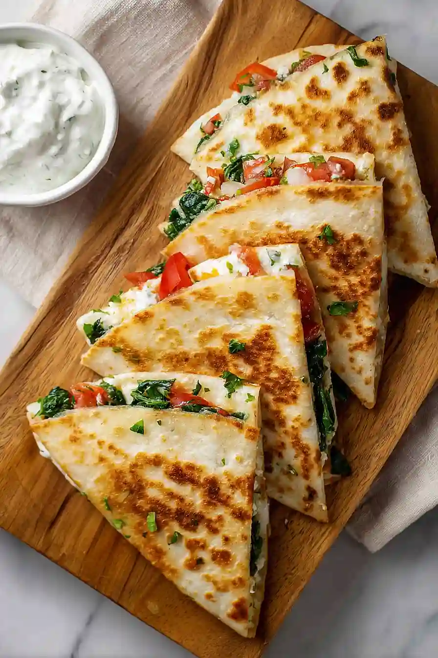 Mediterranean Quesadilla