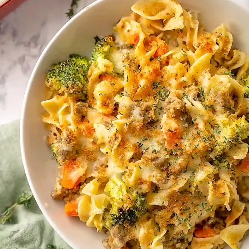 ground turkey and broccoli casserole