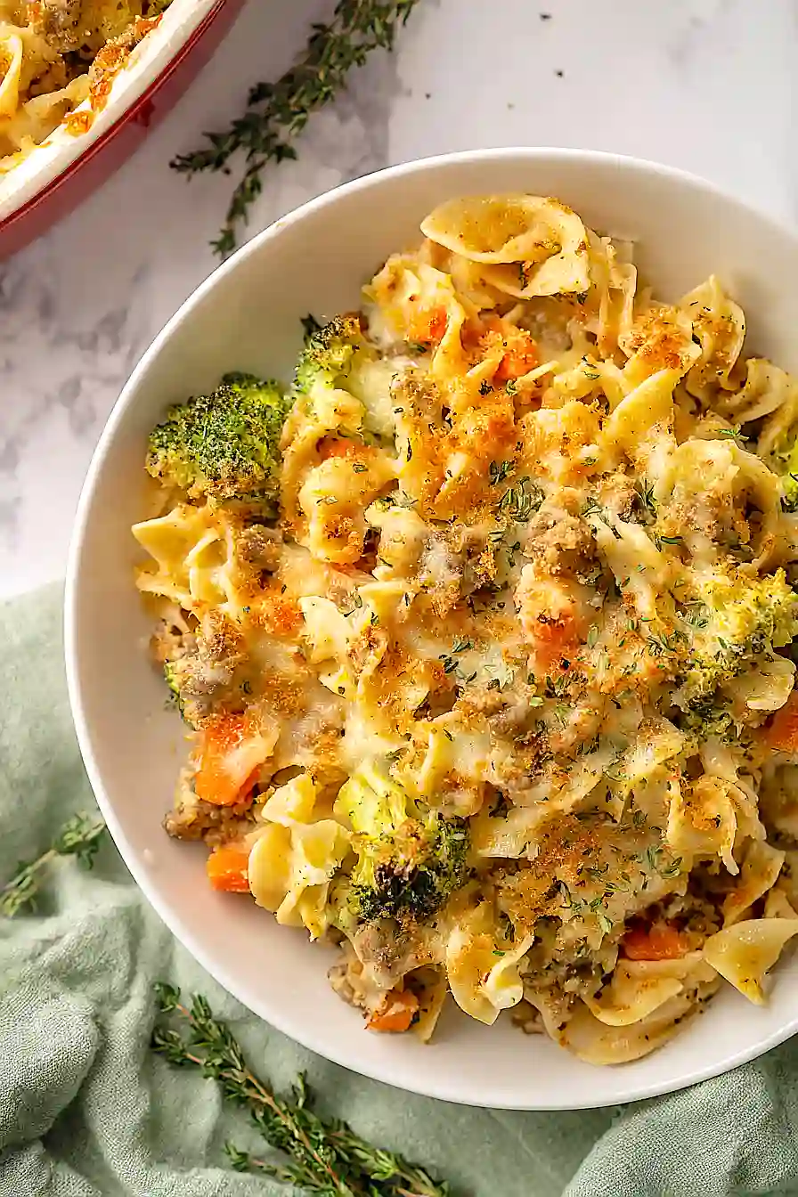 ground turkey and broccoli casserole