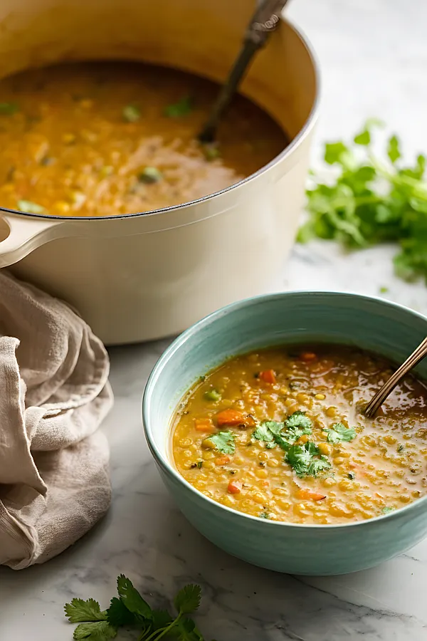 instant pot mediterranean lentil soup
