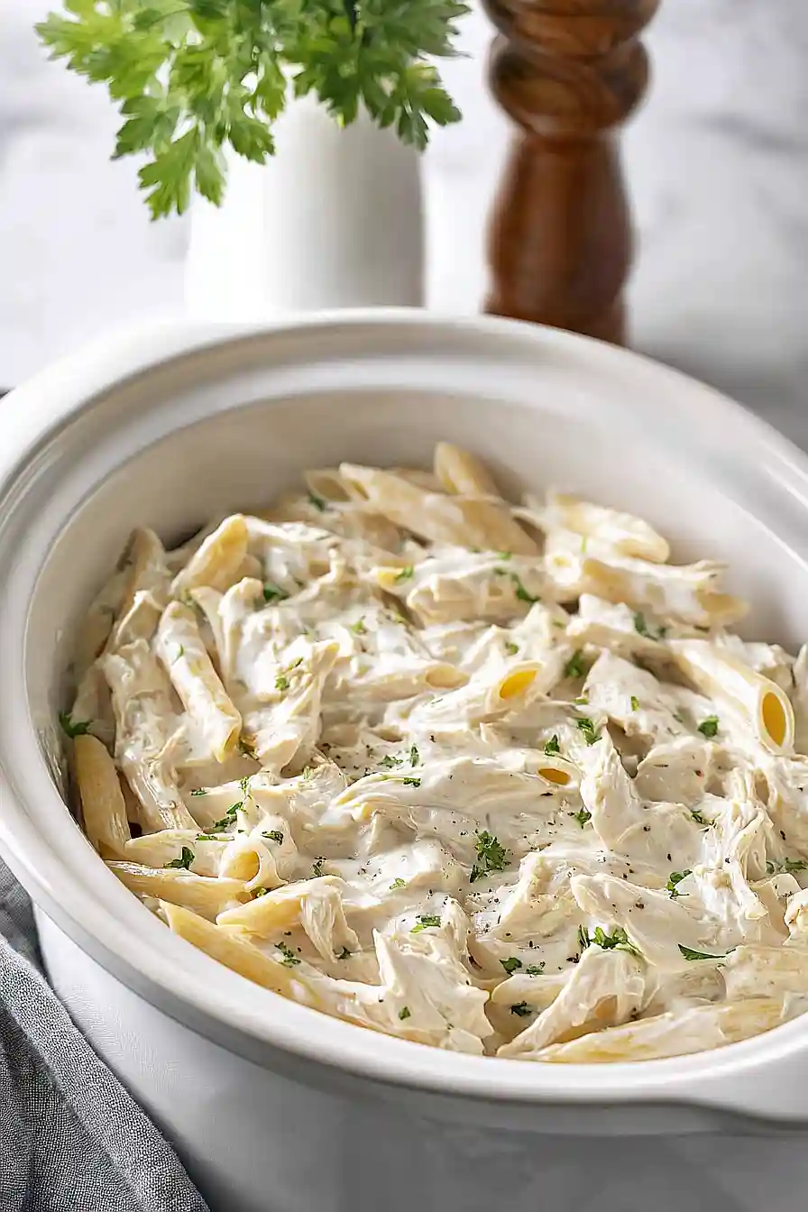 crockpot chicken alfredo