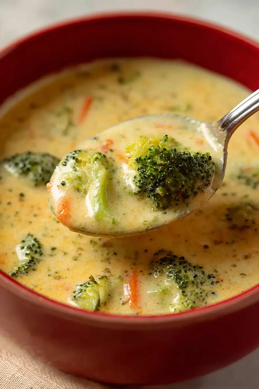 copycat subway broccoli cheddar soup