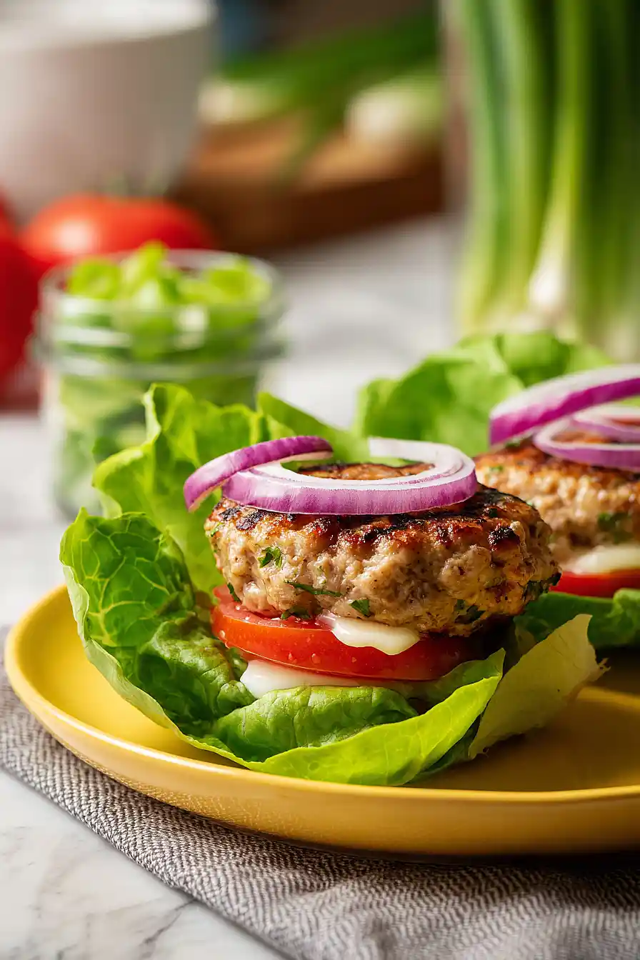 keto ground turkey burgers