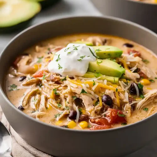 White Chicken Chili with Black Beans