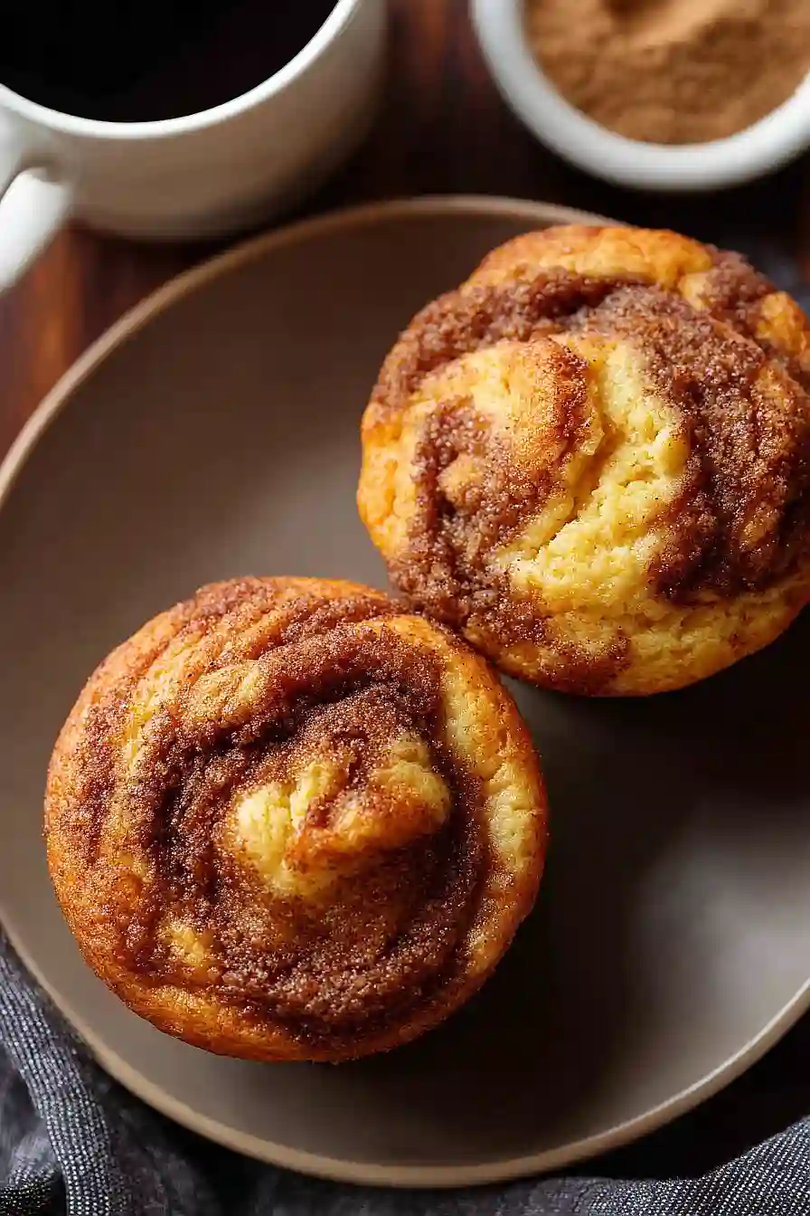 cinnamon roll protein muffins