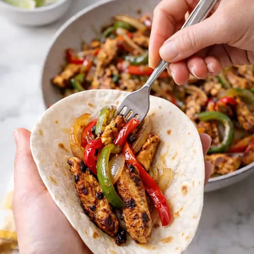chicken thigh fajitas