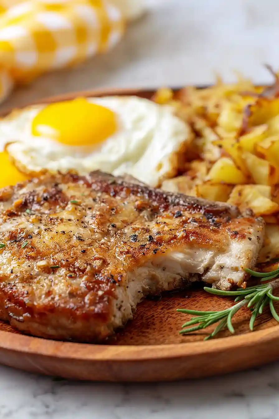 breakfast pork chops