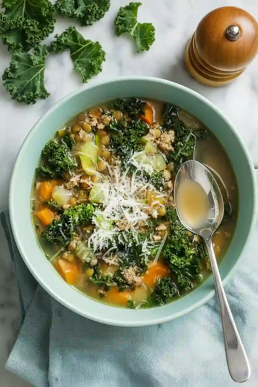 instant pot turkey lentil soup