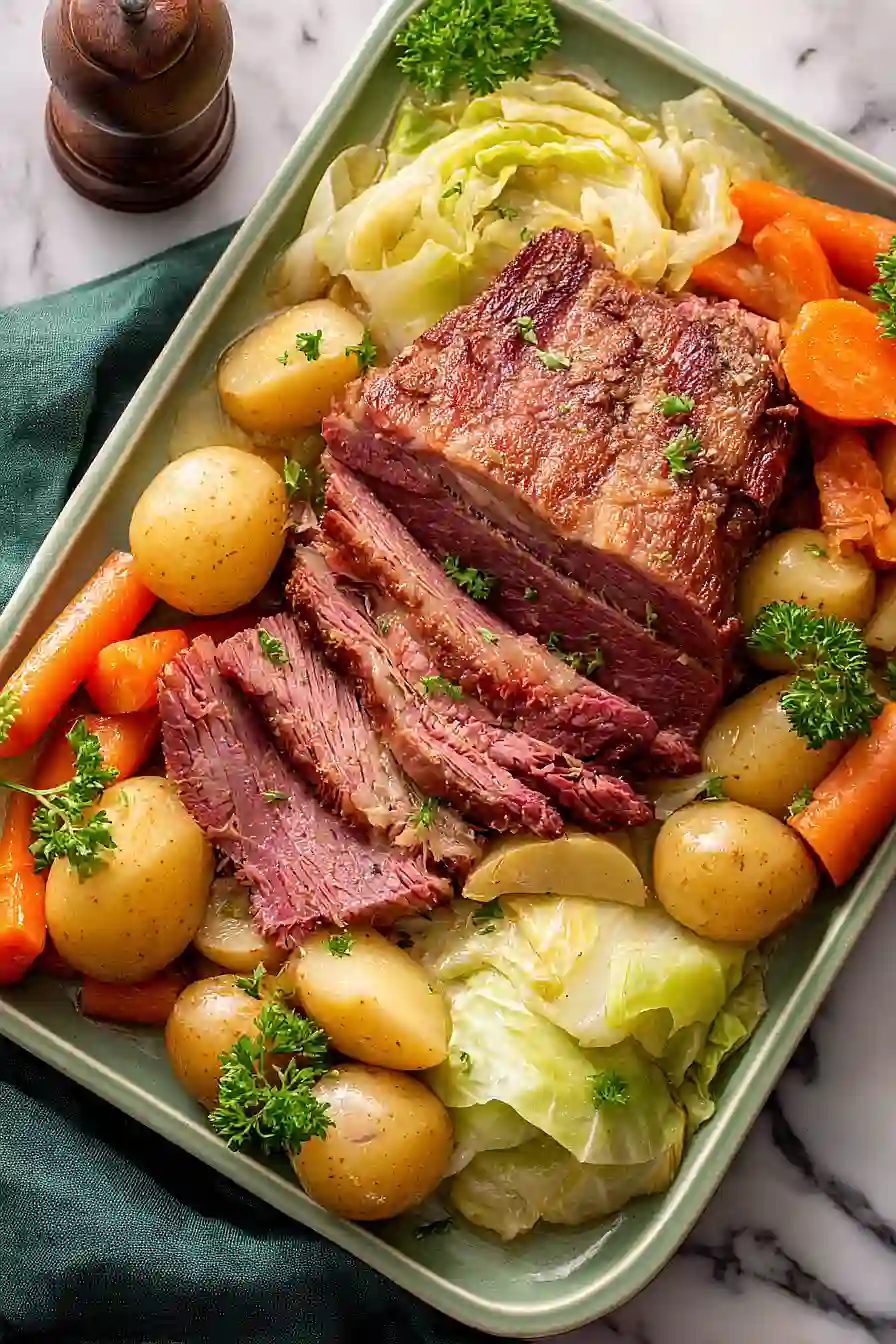 corned beef and cabbage without beer