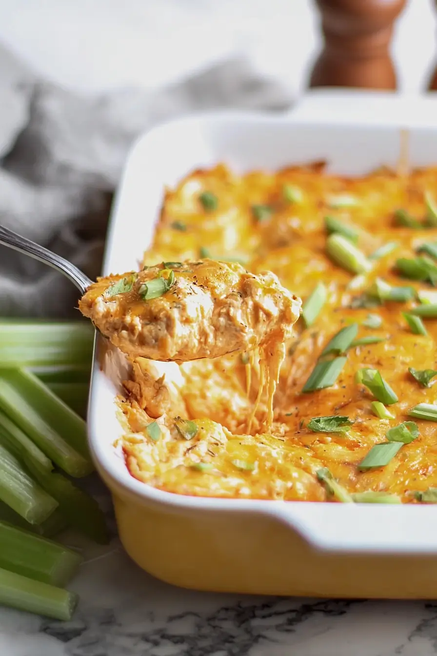 high protein buffalo chicken dip