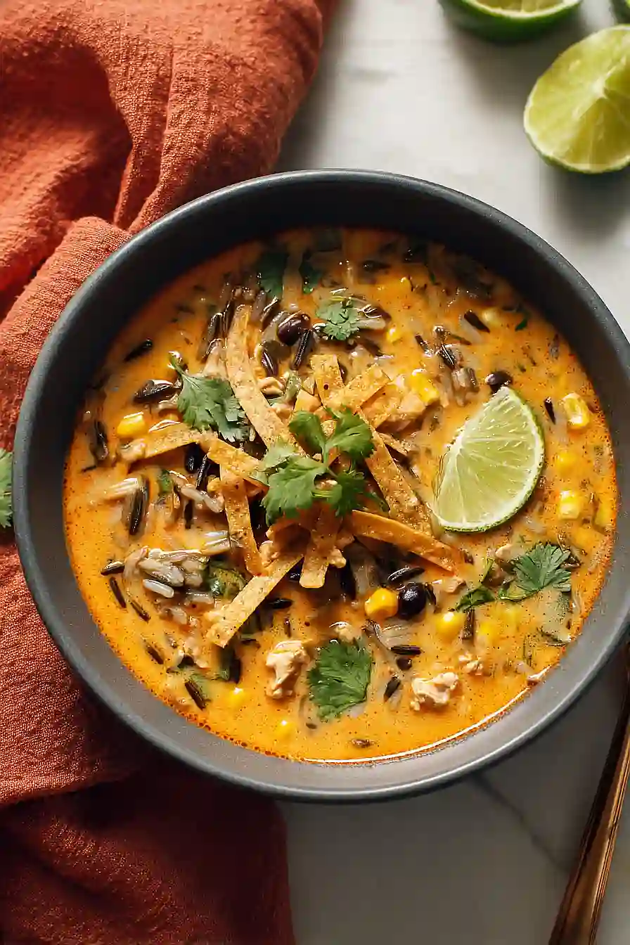 ground turkey and wild rice soup