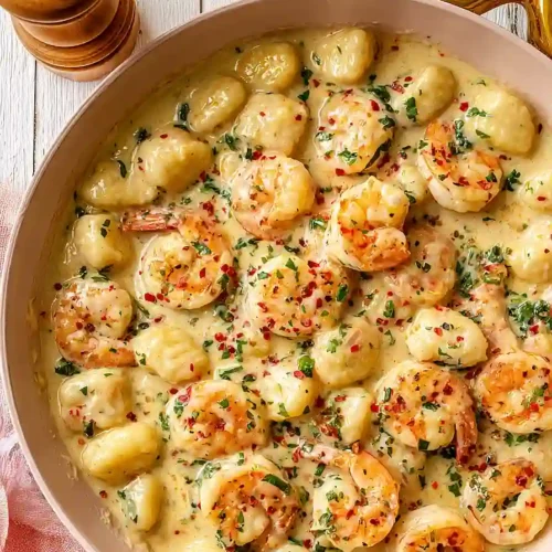 shrimp gnocchi