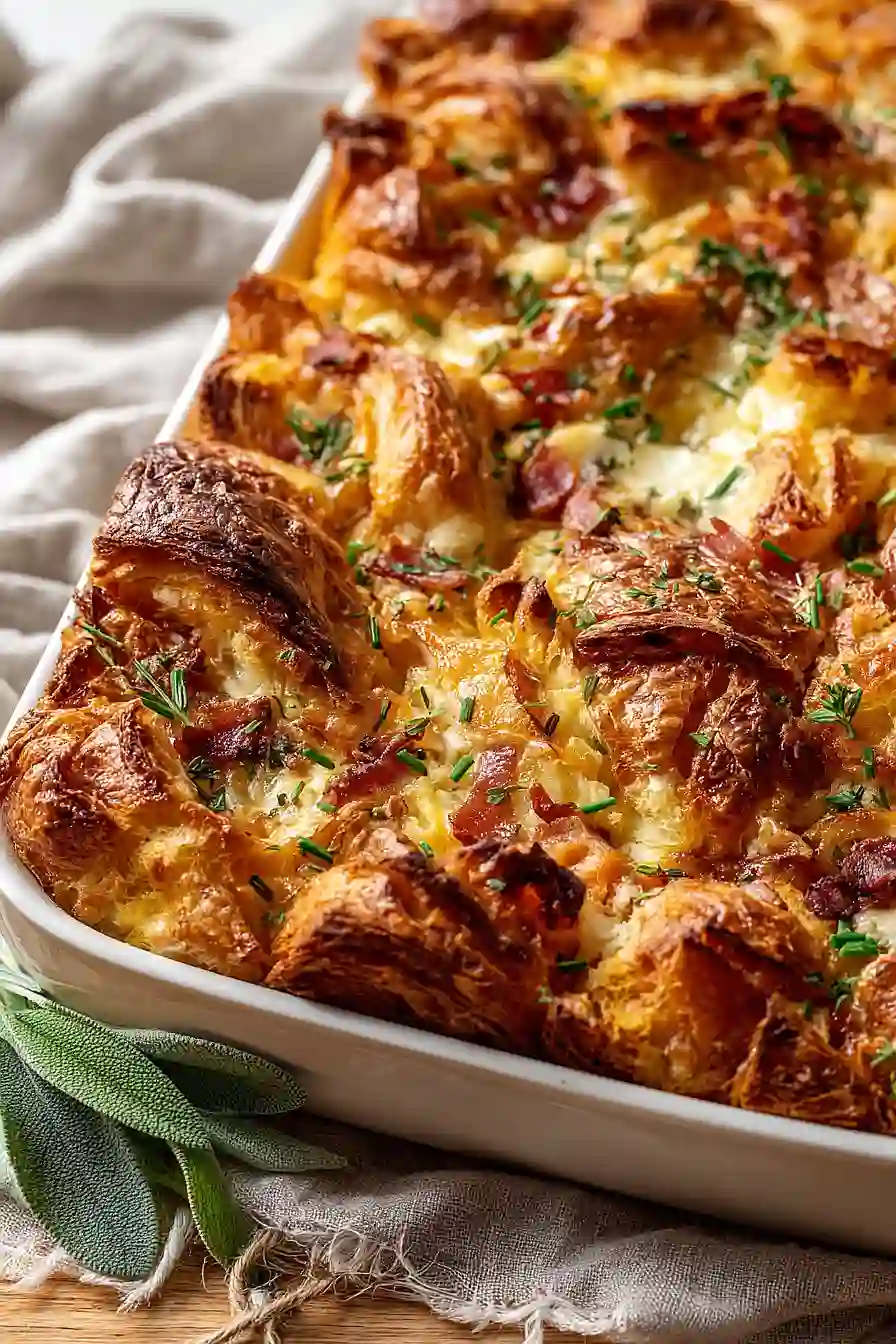croissant breakfast casserole